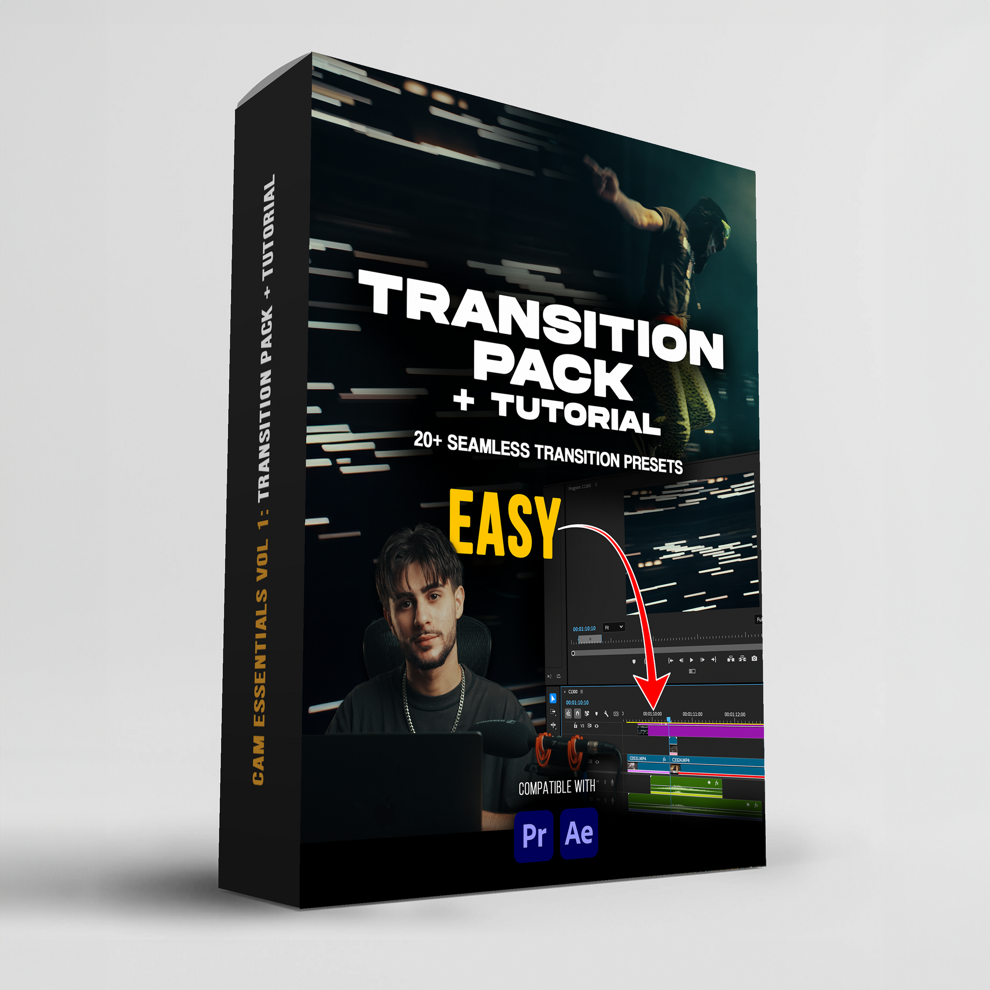 CAM TRANSITIONS: VOL 1 (20 Transitions + Tutorial)